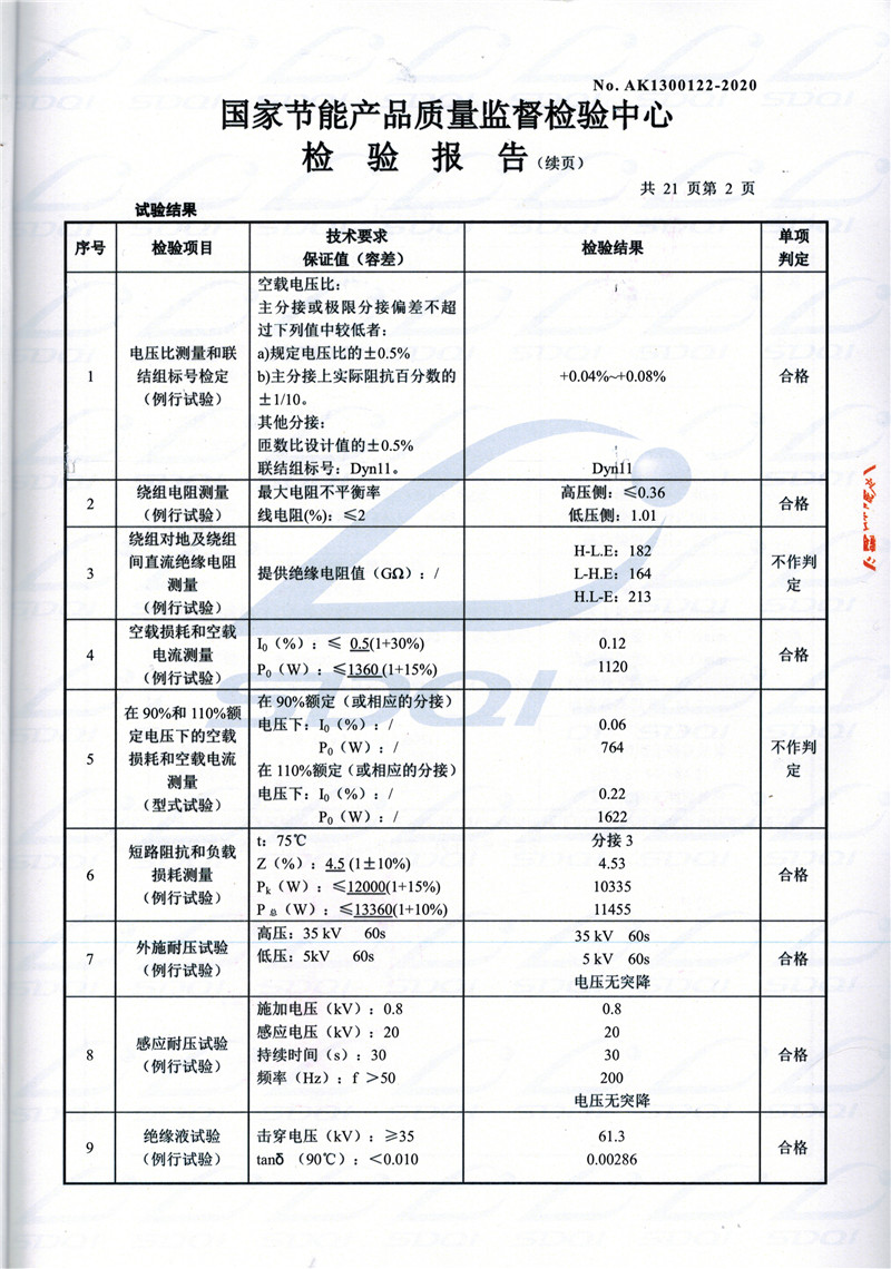高低压试验报告-S11-1250兴化兴化兴化油浸式变压器-2.jpg